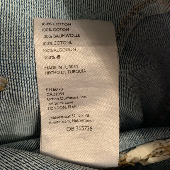 Anthropologie high waisted carpenter wide leg medium wash jeans. - Picture 4 of 4